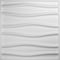 Ekena Millwork Arlington EnduraWall Decorative 3D Wall Panel, White, 19 5/8"W x 19 5/8"H WP20X20ATWH - alternate 3